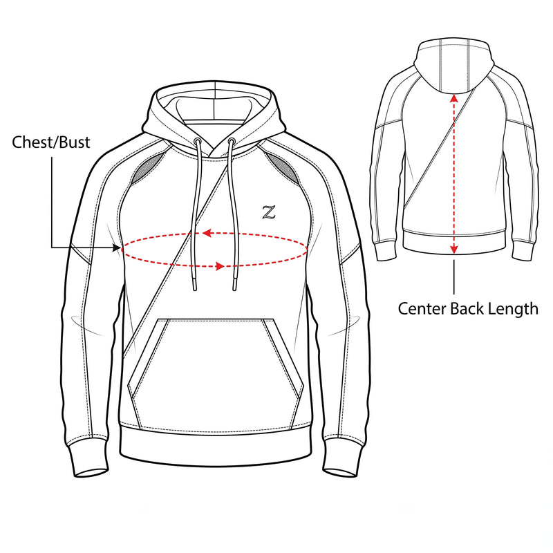 Inlet Flow Hoodie Garment Overlay